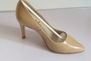 CEFALU Ladies Patent Cream Leather High Heel Rita Shoes Small Size EU32 UK13 New For Ladies With Small Feet CAN POST