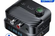 Bluetooth Receiver Transmitter BT5.3 Stereo LED U Disk 3.5MM AUX Jack RCA Wireless Handsfree Call Music Audio Adapter For TV Car