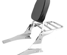 Backrest For Suzuki Intruder Motorcycle Passenger  Bar Luggage Rear Rack