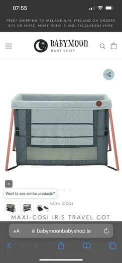 travel cot