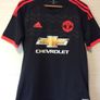 Manchester United Jersey. Season 2015/2016. Official Adidas Mens Third Jersey. Authentic Original From 2015. Not A Modern Day Remake. Image 3