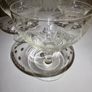 Set of 5 Vintage Wheel-Etched Champagne Coupes - Retro Cocktail Glasses Image 2
