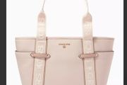 MK Michael Kors leather travel shopping bag rose colour pink