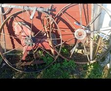 wagon cart wheels 4ft