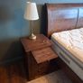 King bed, mattress, lockers and side lamps Image 9