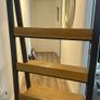 Oak & metal bookcase Image 4
