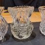 3 crystal vases small Image 6
