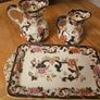 Vintage Mason's Ironstone Matching 2 Jugs & Tray Image 4