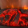 Electric stove effect heater, electric heater 1800W Image 6