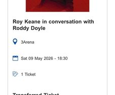 An evening with Roy Keane