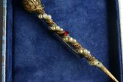 Antique  Trifari Rhinestone Brooch
