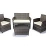 Lakeside 4 Seater Garden Furniture Set with Table Image 2