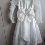 Monsoon Communion Flower Girl Lace Pearl Dress 8-9 Image 6