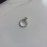 White gold beautiful ring Size N Image 5