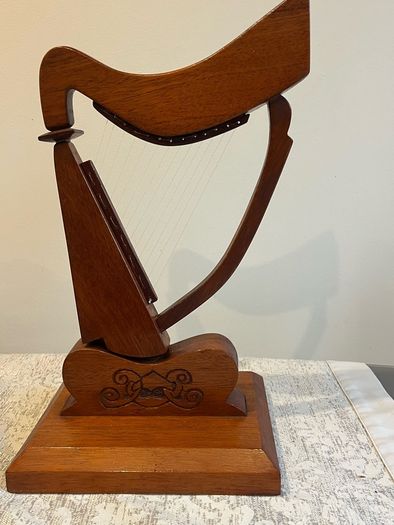 Long Kesh wooden Harp prison craft