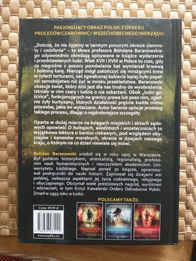 Boghdan Baranowski O hultajach wiedzmach i wszetecznicach. Polish book NEW