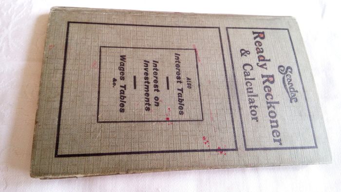 Vintage Ready Reckoner & Calculator - Seandar.