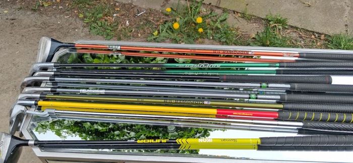 Kids Childrens golf clubs putter and bags