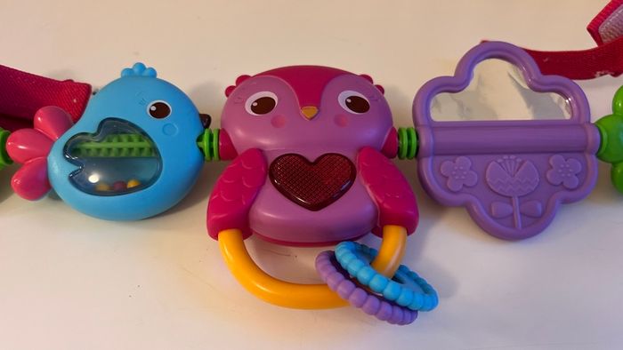 Bright Starts Busy Birdies Carrier Toy Bar