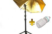 Photo Studio gold Lighting Kit
