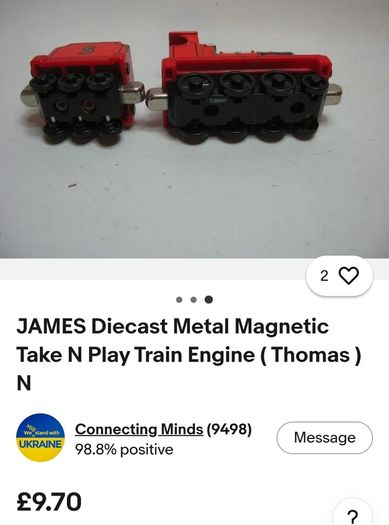 x10 Bundle - Thomas Tank Engines Friends - Diecast Metal Magnetic Take N Play Train Engines