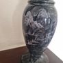 black marble vase Image 2