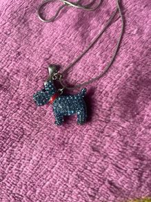 Avoca chain with dog and bone pendants