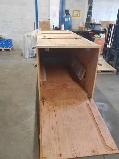 Large wooden storage crate. Multipurpose crate