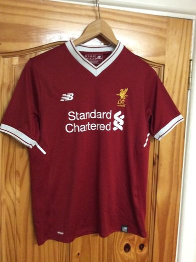 Liverpool FC. Official New Balance Home Jersey. Season 2017/2018. Xtra Large Boys / Small Mens.