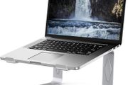 Laptop Stand for Desk, Metal Laptop Riser Holder, Removable Notebook Stand Ventilated Cooling Computer Riser Compatible