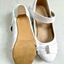 size 33 (1) girls white mid heel princess shoes Image 2