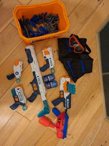 xshot & nerf gun set