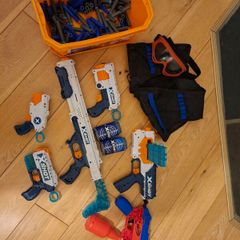xshot & nerf gun set