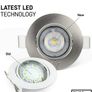 LED Downlights Ceiling Spotlights, 5W 500LM Cool White 6000K AC 220-240V, 6 Pack GU10 Recessed Ceiling Lights [Energy Class A++] Image 8