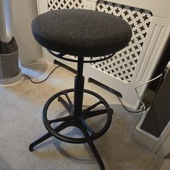 IKEA LIDKULLEN Active Sit Stand Chair Gunnared Dark Grey
