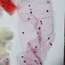 Large bundle of 26  Millinery veiling lengths, netting various styles and colours, hatmaking ,for headpieces, veiling ,weddings, special occasions Image 5