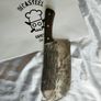 Forged for Legends  Cleaver Knife with Viking Art Engraving By Di'Casteel Image 2