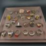 Lot of 24 Antique Rings  Mixed Brass Damaged Antique Style Ring Collection Image 2