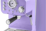 Retro Pump Espresso Coffee Machine, Purple, 15 Bars of Pressure, Milk Frother, 1.2L Tank MTIPLE COLOURS AVAILABLE, SEE PHOTOS (FREE POSTAGE)