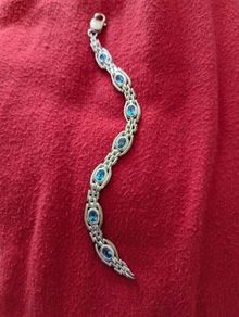 Gate Bracelet/Bangle in silver.