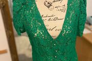 Zara Green Blouse