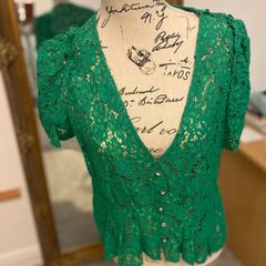 Zara Green Blouse