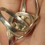 Large Vintage Unisex Sterling Silver Ring Image 9