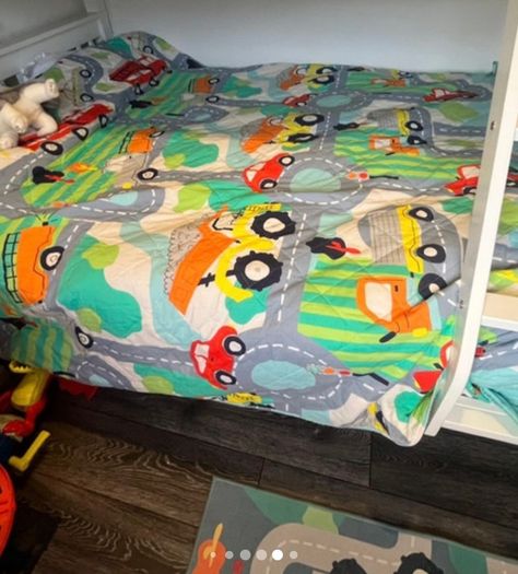 Very cute vehicle themed curtains FULL SET. Perfect condition.