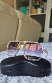 Carrera Unisex Sunglasses Victory C Polarised Crystal/Grey Gold Mirror