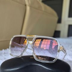 Carrera Unisex Sunglasses Victory C Polarised Crystal/Grey Gold Mirror