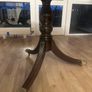 Extendable mahogany dining table and 8 Reprodux chairs Image 3