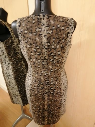Women's Dress Leopard Print Wool Size 14