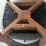 PRICE REDUCTION Vela Grey Faux Leather Dining Chairs Image 5