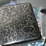 Vintage Cigarette Case and Lighter in a Decorative Box Image 2